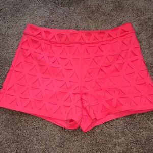 Lily Pulitzer coral summer shorts